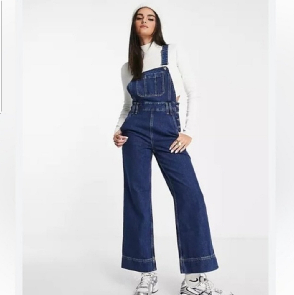 Other & Stories Denim Overalls Color Blue Size 0